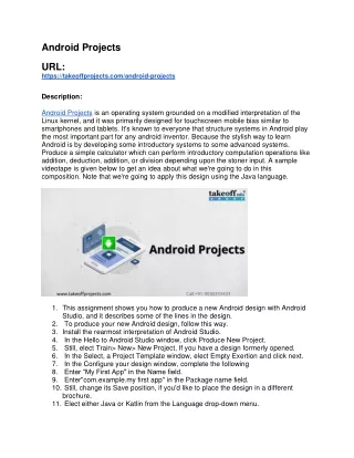 android projects url https takeoffprojects