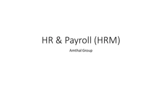 HR & Payroll ERP System