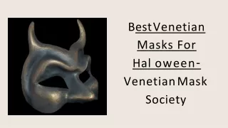 Best Venetian Masks For Halloween - Venetian Mask Society