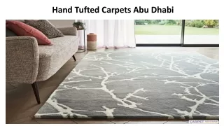 hand tufted carpets abu dhabi