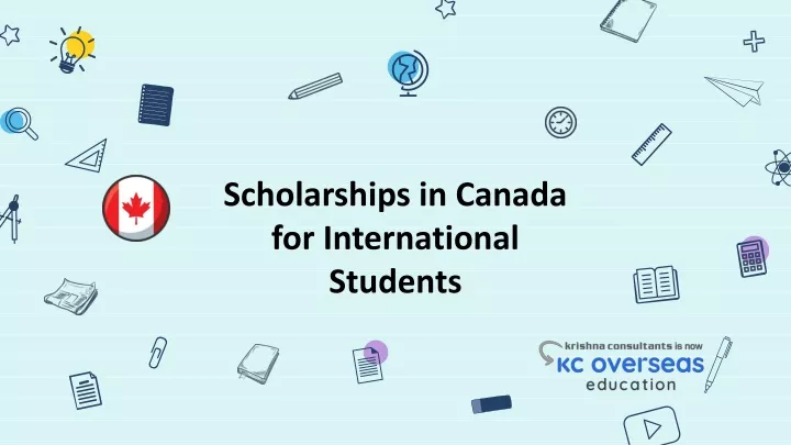 scholarships in canada for international students