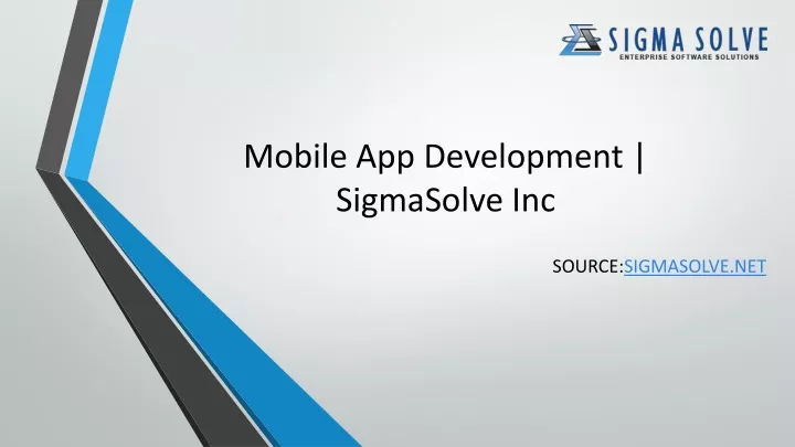 mobile app development sigmasolve inc