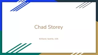 Chad Storey Seattle – multi portfolio manager