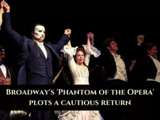 Broadway's 'Phantom of the Opera' plots a cautious return