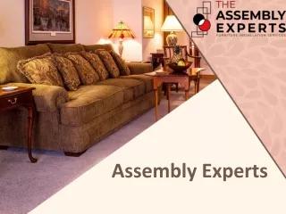 Furniture Assembly Experts in Toronto
