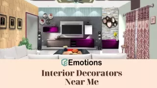 Interior Decorators Near Me