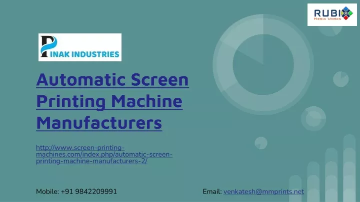 automatic screen printing machine manufacturers