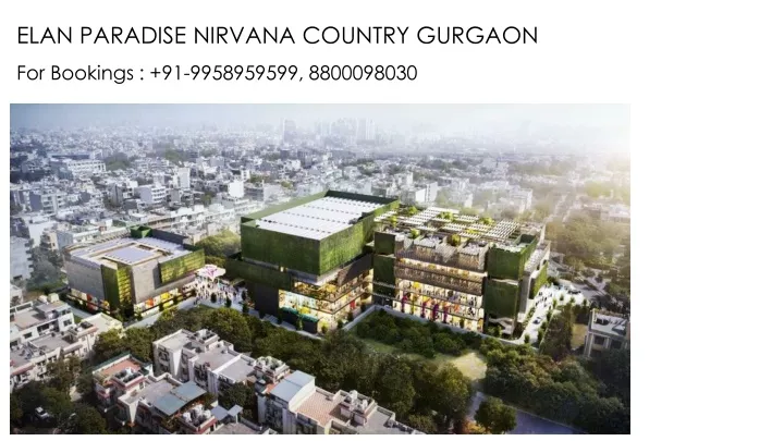 elan paradise nirvana country gurgaon