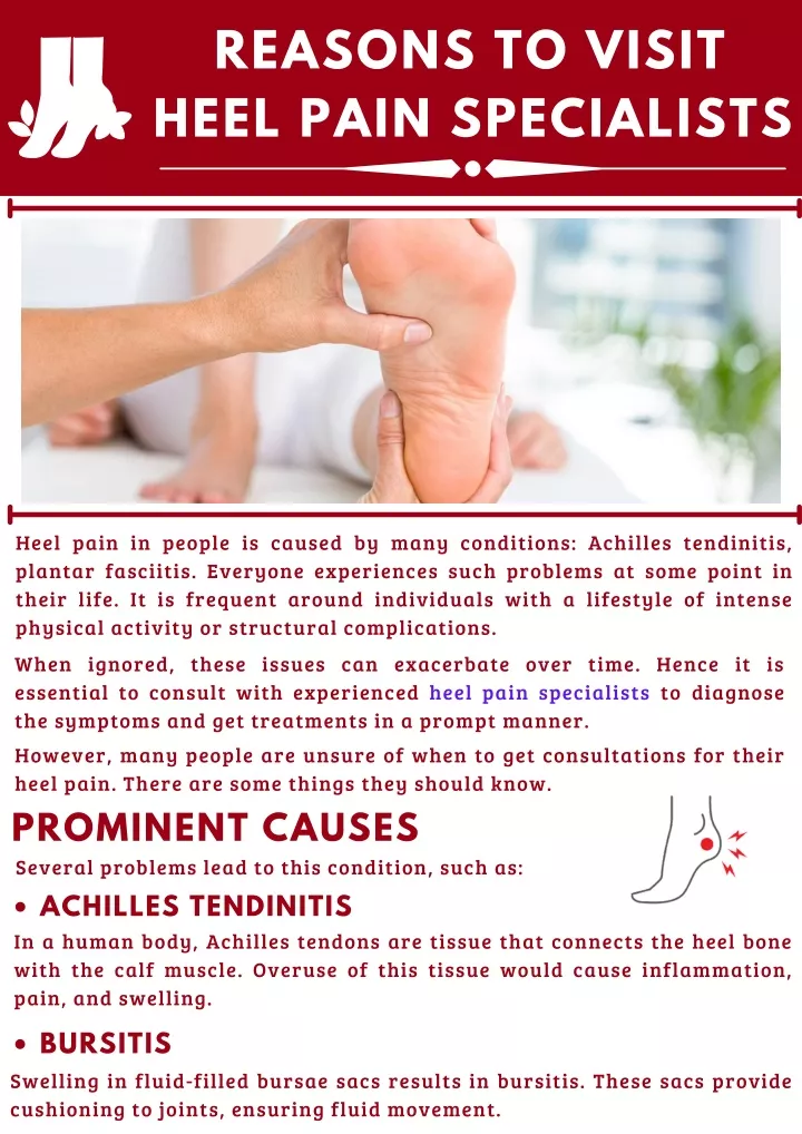 reasons to visit heel pain specialists