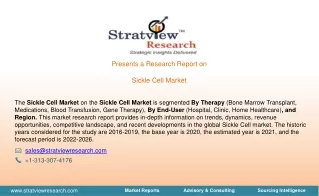 presents a research report on sickle cell market
