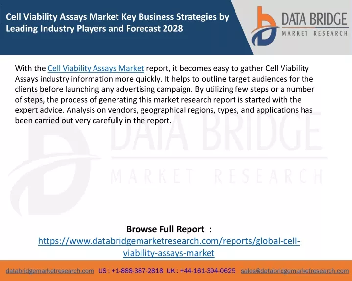 cell viability assays market key business