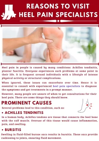 Experienced Consultant For Your Foot Issues