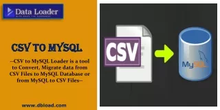 CSV to MySQL