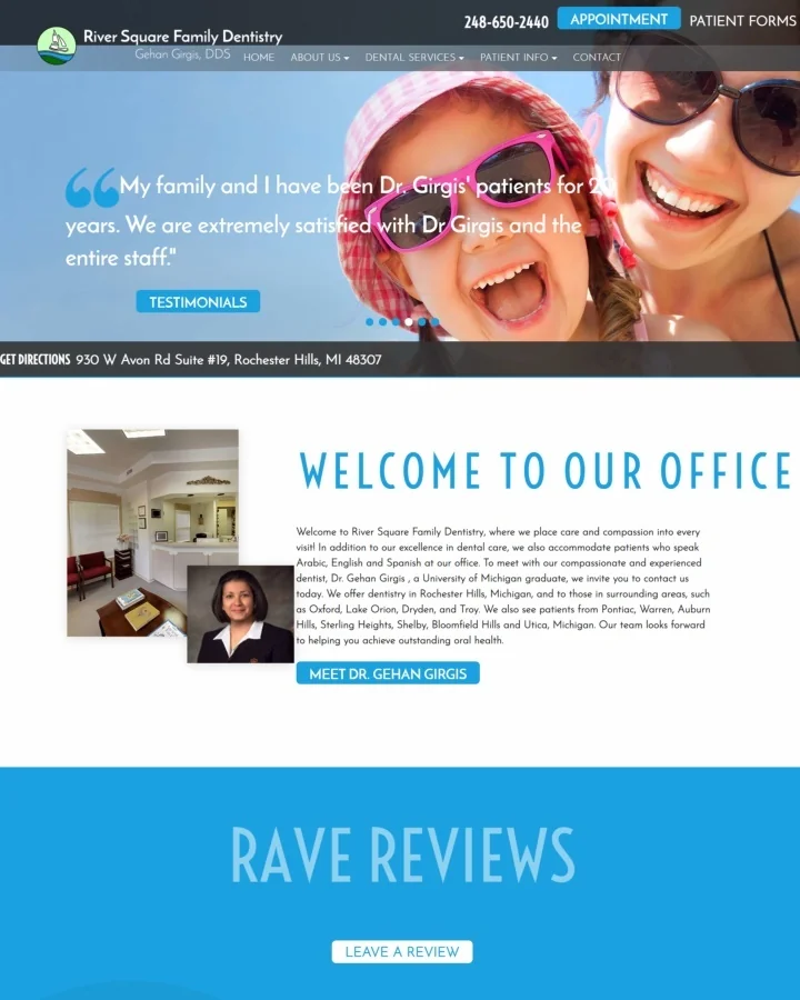 PPT River Square Family Dentistry PowerPoint Presentation, free