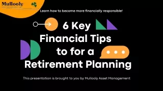 Best Tips for Retirement Planning in New Jersey | Mullooly