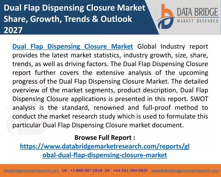 dual flap dispensing closure market share growth