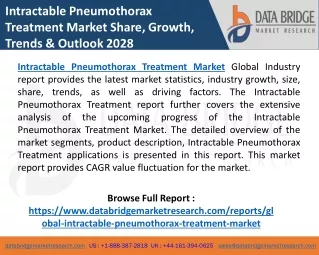 intractable pneumothorax treatment market share