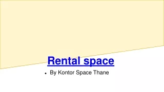 rental space