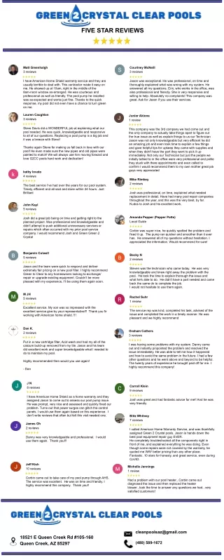 five star reviews