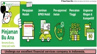 Undergo our excellent financial services company in Indonesia.