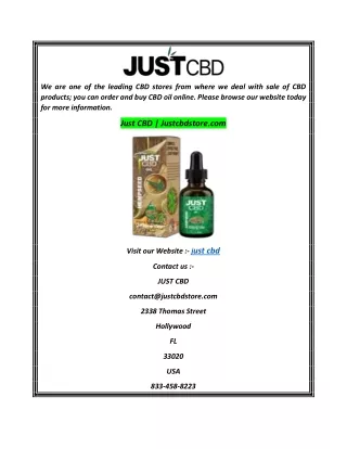 we are one of the leading cbd stores from where