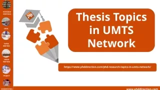 thesis topics in umts network