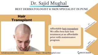 Dr Sajid Mughal | Skin Specialist in Pune | Hair Transplant Clinic in Pune