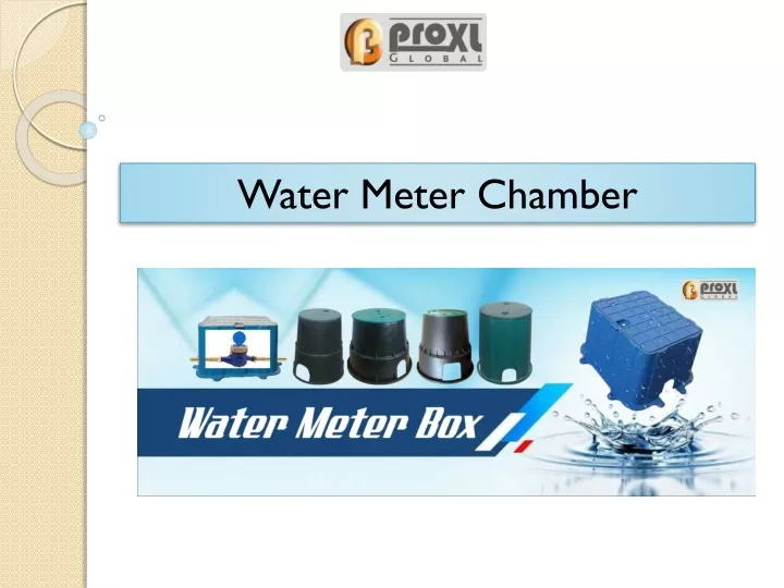 water meter chamber