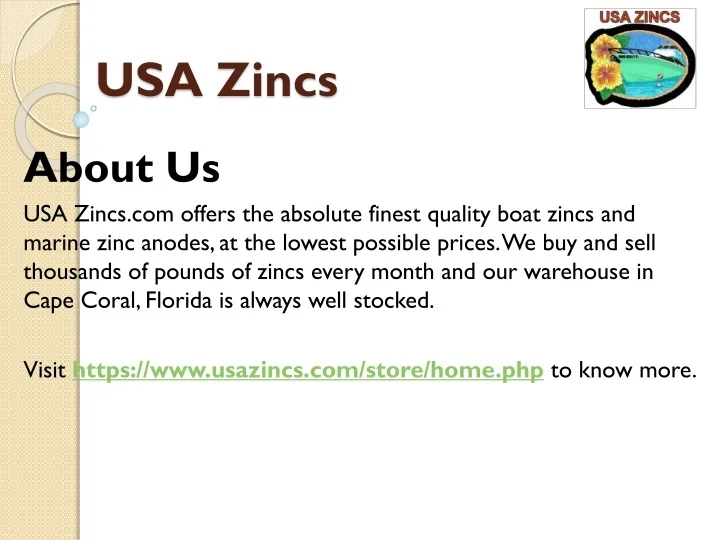 PPT Ways to Ensure the Best Boat Zinc Buys PowerPoint Presentation