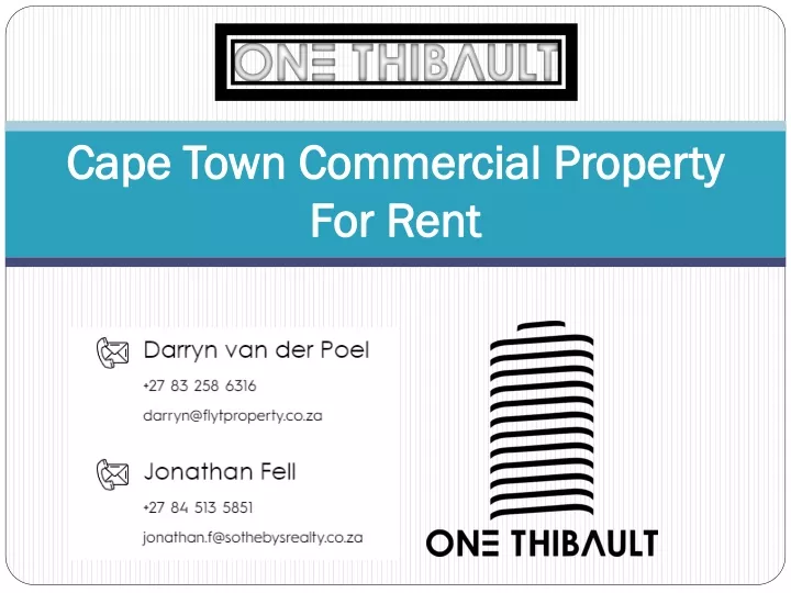 cape town commercial property for rent