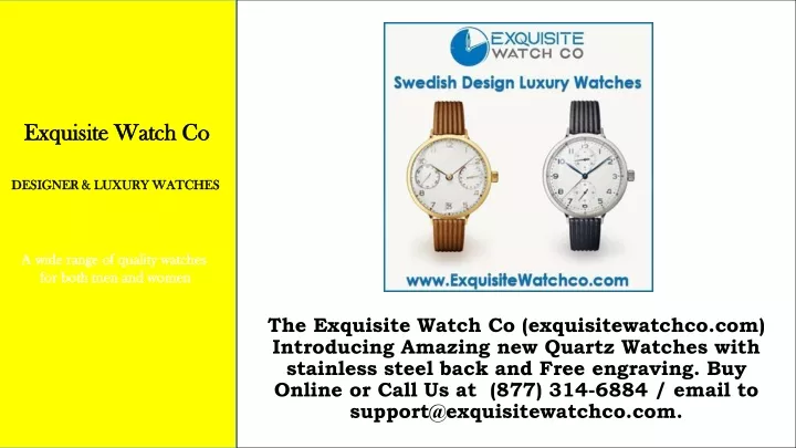 exquisite watch co