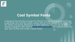 best online font generator