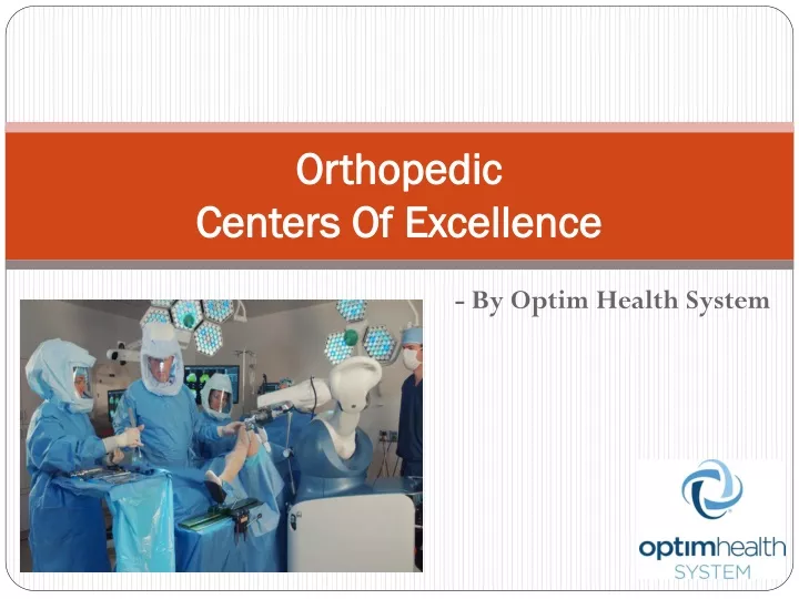 orthopedic centers of excellence