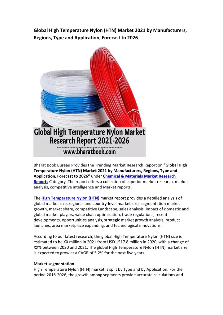 global high temperature nylon htn market 2021