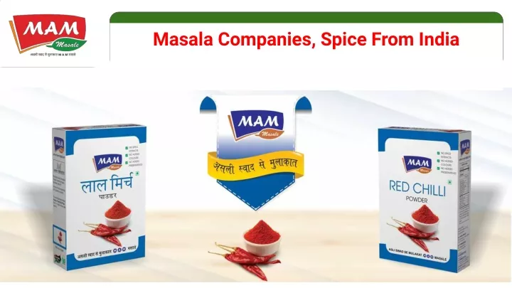 masala companies spice from india