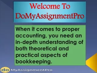 welcome to domyassignmentpro