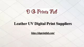 Buy Leather UV Digital Print Suppliers Online