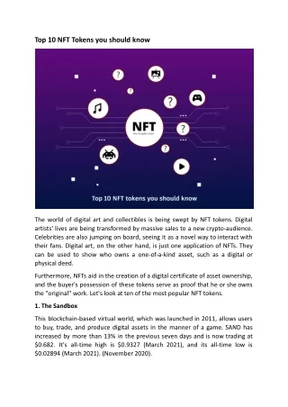 Top 10 NFT tokens you should know.docx