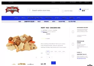 Party Rice Crackers Mix