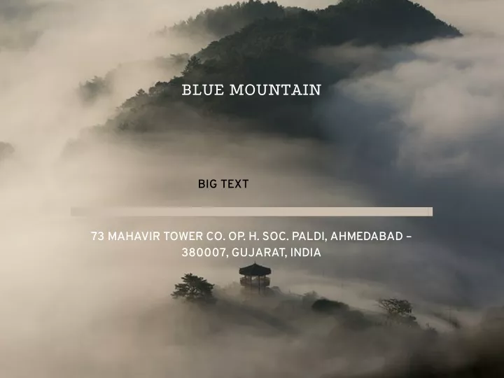 blue mountain