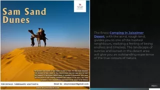 Dune bashing with Camping In Jaisalmer desert