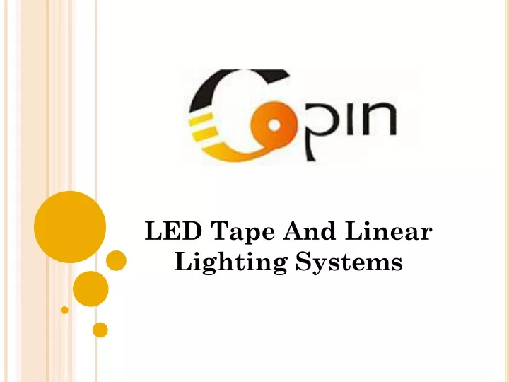 led tape and linear lighting systems