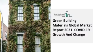 green building materials global market report