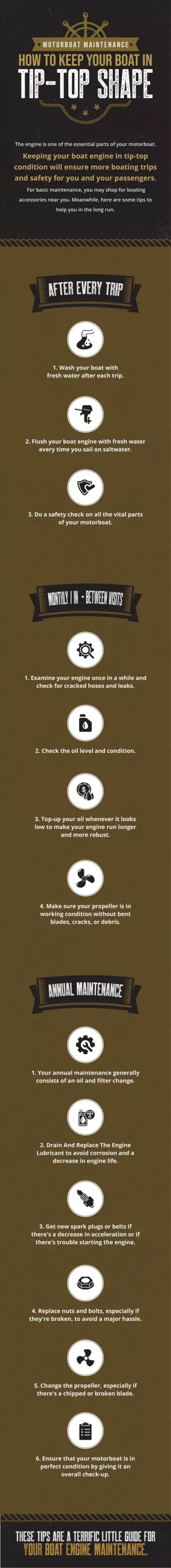 Motorboat Maintenance - How To Keep Your Boat In Tip-Top Shape