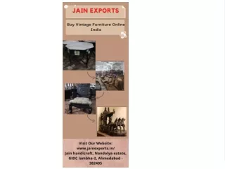 Buy Vintage Furniture Online India