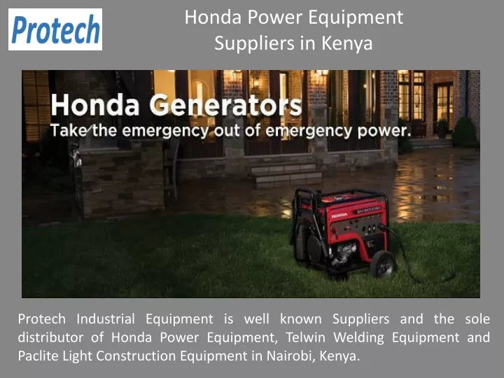 honda power equipment suppliers in kenya