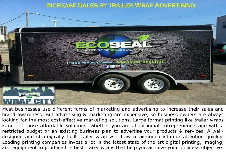 increase sales by trailer wrap advertising