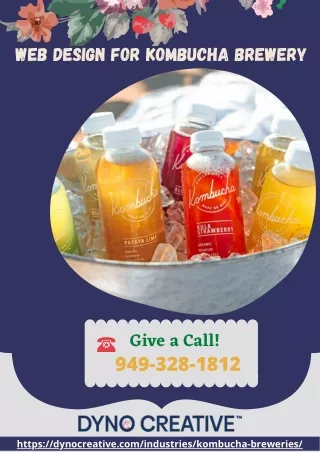 Web Design for Kombucha Brewery | Hire Us Now | Dyno Creative