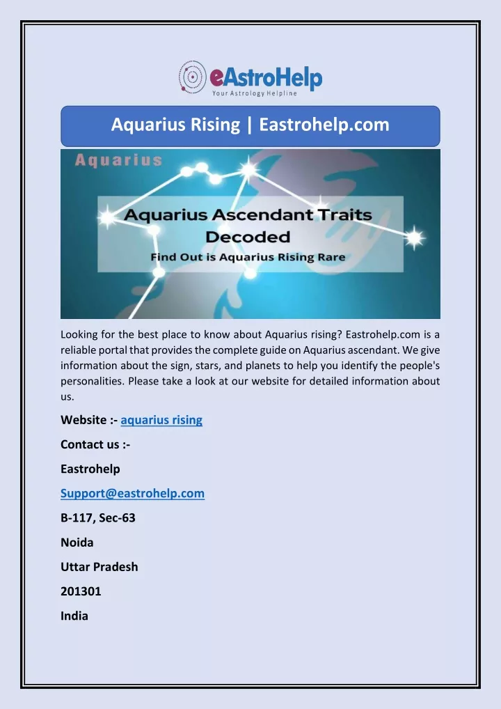 aquarius rising eastrohelp com