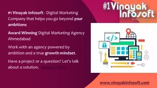 1 vinayak infosoft digital marketing company that